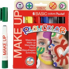 Playcolor Make up, Sortierte Farben, 6x5 g/ 1 Pck