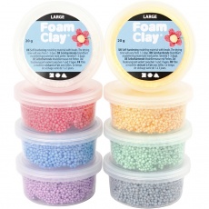 Foam Clay Large, 8x20 g/ 1 Pck