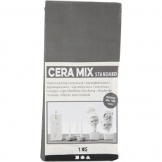 Cera-Mix Standard Modelliergips, Hellgrau, 1 kg