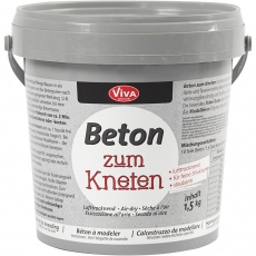 Beton-Modelliermasse, Grau, 1500 g/ 1 Pck