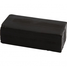 Knetmasse, Größe 13x6x4 cm, Schwarz, 500 g/ 1 Pck