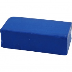 Knetmasse, Größe 13x6x4 cm, Blau, 500 g/ 1 Pck