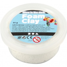 Foam Clay® , Leuchtet im Dunkeln, 35 g/ 1 Dose