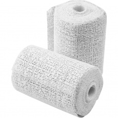 Gipsbinden, L 2,7 M, B 7,5 cm, Weiß, 2 Rolle/ 1 Pck