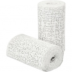 Gipsbinden, L 2,7 M, B 10 cm, Weiß, 2 Rolle/ 1 Pck