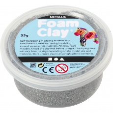 Foam Clay® , Metallic, Silber, 35 g/ 1 Dose