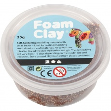 Foam Clay® , Braun, 35 g/ 1 Dose