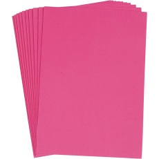 EVA-Schaumstoff, A4, Blatt 210x297 mm, Dicke 2 mm, Pink, 10 Bl./ 1 Pck
