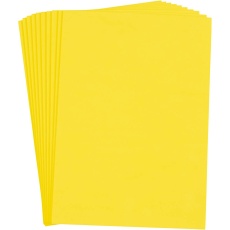 EVA-Schaumstoff, A4, Blatt 210x297 mm, Dicke 2 mm, Gelb, 10 Bl./ 1 Pck