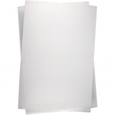 Plastikschrumpfplatten, Blatt 20x30 cm, Dicke 0,3 mm, Glänzend transparent, 100 Bl./ 1 Pck
