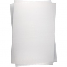 Plastikschrumpfplatten, Blatt 20x30 cm, Dicke 0,3 mm, Glänzend transparent, 10 Bl./ 1 Pck