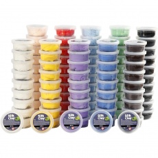 Silk Clay®, Sortierte Farben, 10 Dose/ 1 Pck