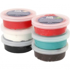 Silk Clay®, Weihnachtsfarben, 6x14 g/ 1 Pck