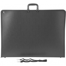 Art Portfolio - Künstlermappe, A2, Blatt 420x600 mm, Größe 74x55 cm, Schwarz, 1 Stk