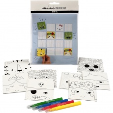 Mini Kreativ Set, Memo Spiel, 1 Pck