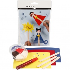 Mini Kreativ Set, Eisstiel-Figuren, 1 Pck