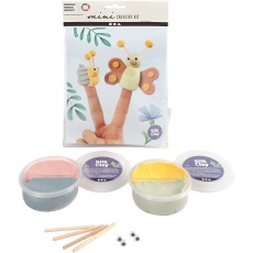 Mini Kreativ Set, Fingerpuppen, 1 Pck