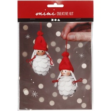 Mini Kreativ Set, Weihnachtsfeen, H 8 cm, 1 Pck