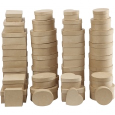 Dosen, H 5-7,5 cm, D 10-18 cm, 72 Stk/ 1 Pck