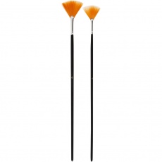 Gold Line Pinsel, 4+8, L 29-30 cm, B 2-3 mm, Fächer, 2 Stk/ 1 Pck