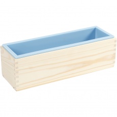 Silikonform, H 8 cm, L 27,5 cm, B 8,6 cm, 1500 ml, 1 Stk