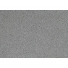 Bastelfilz, 42x60 cm, Dicke 3 mm, Grau, 1 Bl.