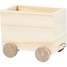 Spielzeug-Zugwagen, H 8 cm, L 9,5 cm, B 6,5 cm, 1 Stk