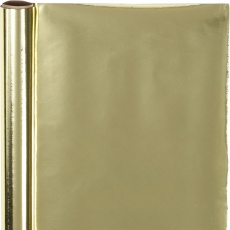 Geschenkpapier, B 50 cm, 65 g, Gold, 4 m/ 1 Rolle