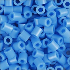 Bügelperlen, Größe 5x5 mm, Lochgröße 2,5 mm, medium, Blau (32238), 6000 Stk/ 1 Pck