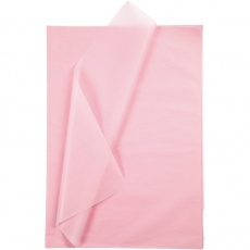 Seidenpapier, Blatt 50x70 cm, 17 g, Hellrosa, 25 Bl./ 1 Pck
