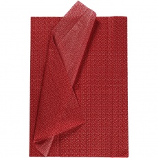 Seidenpapier, Blatt 50x70 cm, 14 g, Rot, 6 Bl./ 1 Pck