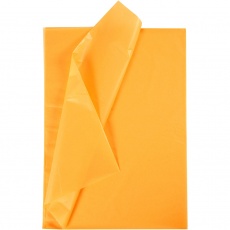 Seidenpapier, Blatt 50x70 cm, 17 g, Gelb, 10 Bl./ 1 Pck
