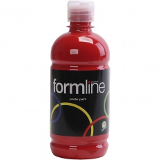 Temperafarbe Matt, Rot, 500 ml/ 1 Fl.