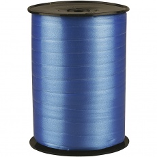Kräuselband, B 10 mm, Glänzend, Blau, 250 m/ 1 Rolle