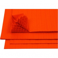 Harmonika-Papier, 28x17,8 cm, Orange, 8 Bl./ 1 Pck
