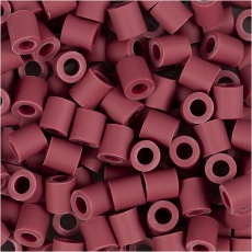 NABBI BioBeads, Größe 5x5 mm, Lochgröße 2,5 mm, medium, Burgundy, 1000 Stk/ 1 Pck