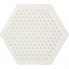 NABBI BioBeads Steckplatte, Sechseckig, Größe 8,5x8,5 cm, medium, 1 Stk
