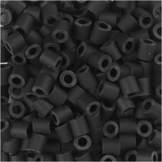 NABBI BioBeads, Größe 5x5 mm, Lochgröße 2.5 mm, medium, Schwarz, 1000 Stk/ 1 Pck