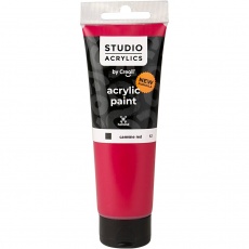 Creall Studio Acrylfarbe, Deckend, carmine red (12), 120 ml/ 1 Fl.