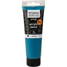 Creall Studio Acrylfarbe, Deckend, turquoise (35), 120 ml/ 1 Fl.