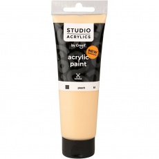 Creall Studio Acrylfarbe, Deckend, peach (85), 120 ml/ 1 Fl.