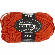 Baumwolle, 8/8, L 80-85 M, Rot, 50 g/ 1 Knäuel