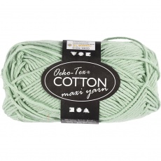 Baumwolle, 8/8, L 80-85 M, Mintgrün, 50 g/ 1 Knäuel