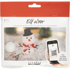 Mini Kreativ Set Wichteltür, Schneemann, 1 Pck