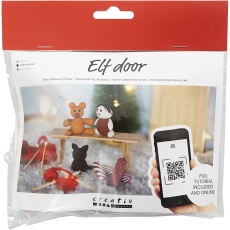 Mini Kreativ Set Wichteltür, Weihnachtsgeschenke, 1 Pck