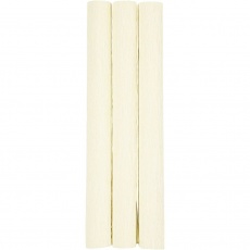 Krepppapier, Blatt 25x60 cm, Kreppanteil: 180%, 105 g, Creme, 3 Bl./ 1 Pck