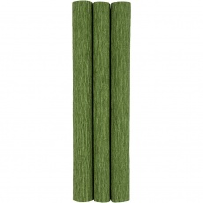 Krepppapier, Blatt 25x60 cm, Kreppanteil: 180%, 105 g, Lindgrün, 3 Bl./ 1 Pck