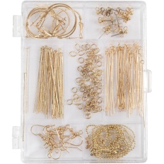 Starter Kreativ Set Schmuck, Vergoldet, 1 Set