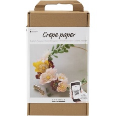 Kreativ Set Krepppapier, Strohkranz, Kreppanteil: 180%, 105 g, 1 Pck