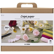 Maxi Kreativ Set Krepppapier, Blumen, Kreppanteil: 180%, 105 g, 1 Pck